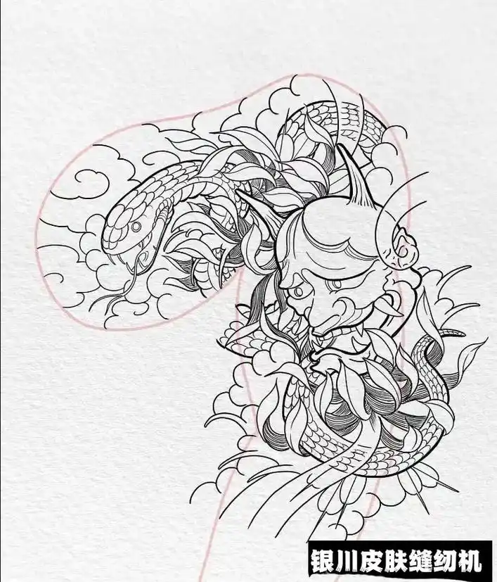 半甲纹身图案分享