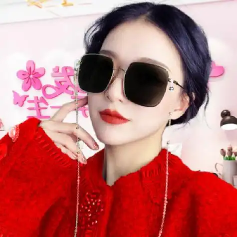 美女头像个性霸气高清图片戴墨镜的几张最酷了