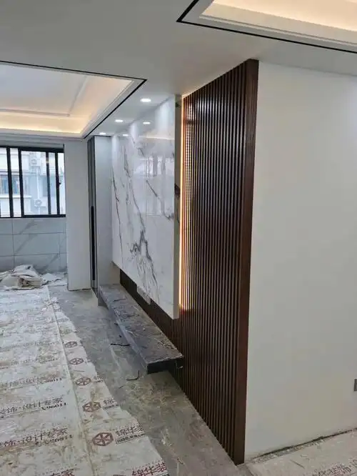 格栅网红电视墙板