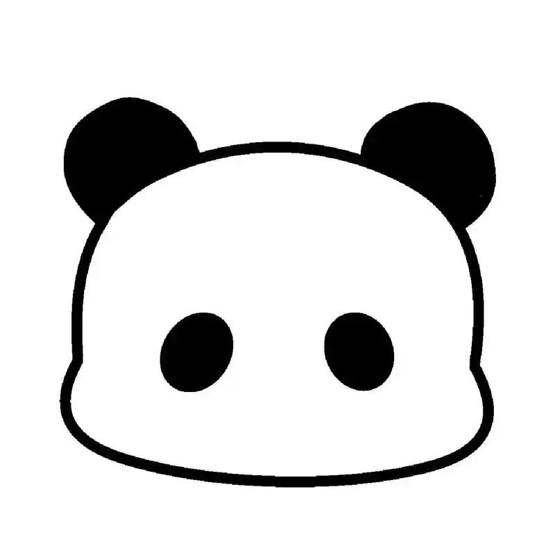简笔画|小熊猫～附教程 画个简笔画 可爱简笔画 画画的日常 简笔画