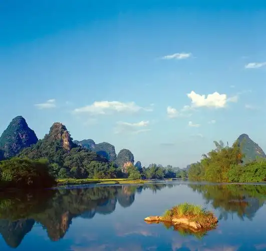 桂林20元人民币背景图,没去过人误解是一个景区:拍照不要一分钱