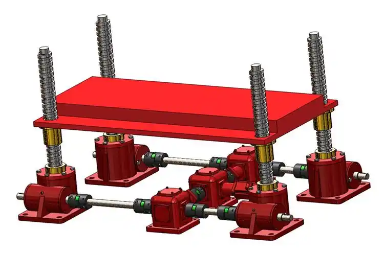 转换为直线运动的传动机构,其运动型式分为丝杆升降和螺母升降两种