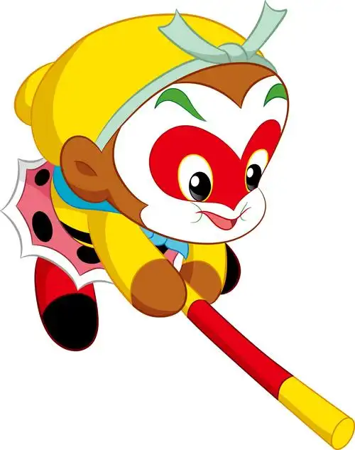 工笔绘画 孙悟空