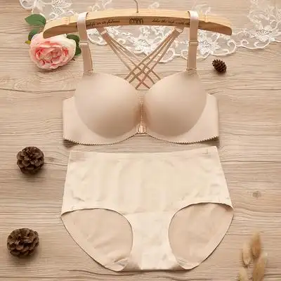 美背前扣聚拢无钢无痕圈文胸图片