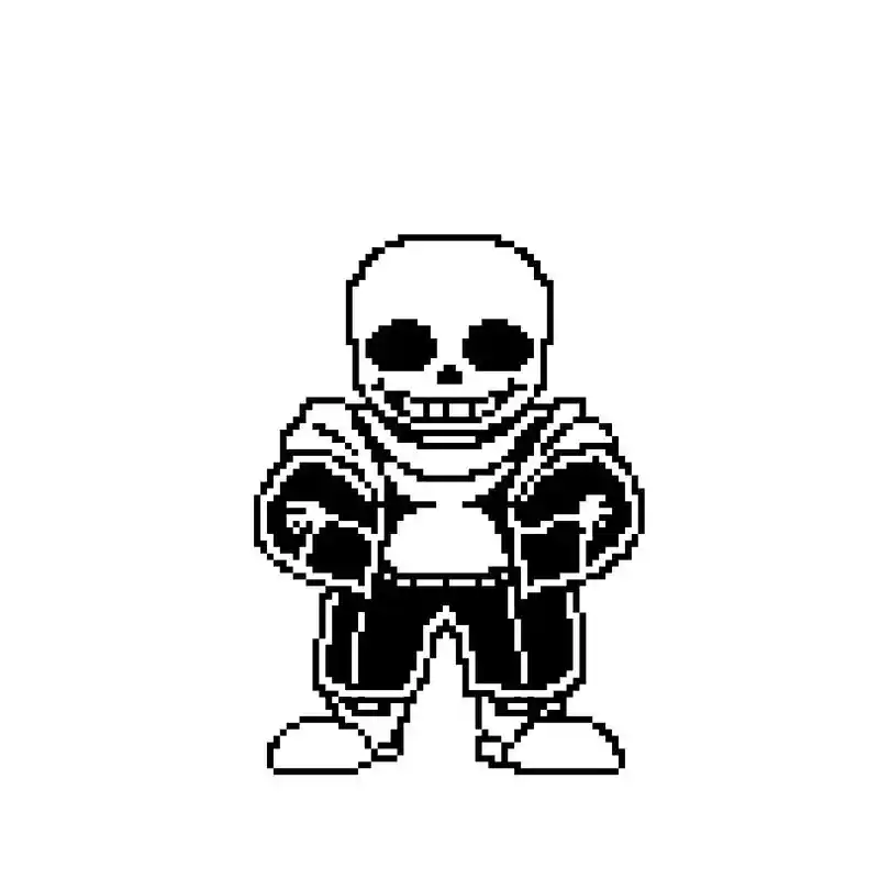 三思贴图.#传说之下 #ut #像素画 - 抖音