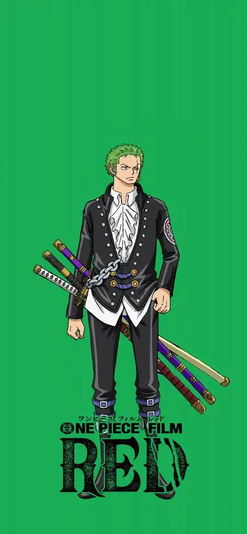 动漫壁纸 海贼王壁纸 索隆 壁纸套图 绿色壁纸 侵权删