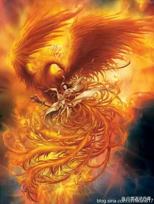 翱翔九天:cg绘画中凤凰的壮丽飞舞