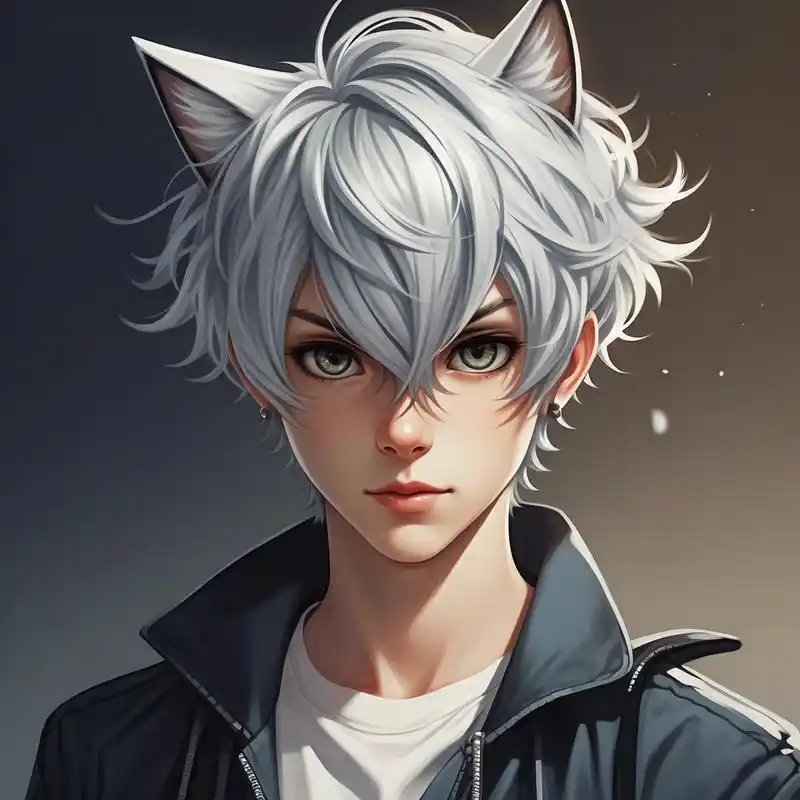 93猫耳男神头像大放送99 哇喔～ 这组猫耳男性头像真的太帅了!