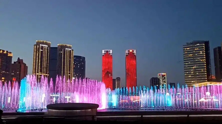 大连星海广场音乐喷泉