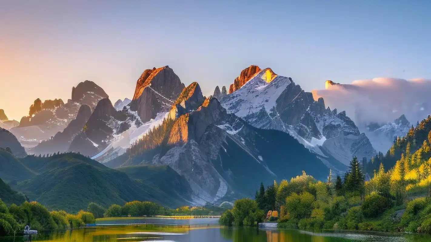 99横版唯美森林壁纸精选98