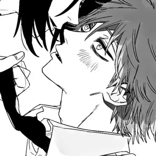 黑白漫画情头 电锯人 蕾塞&电次 "要一起逃走吗"