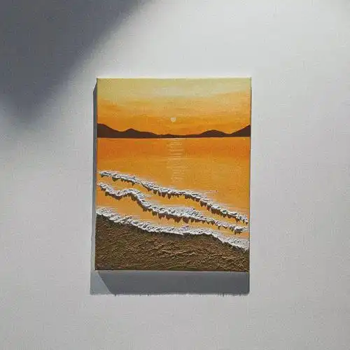 0基础就能画的肌理画有手就行