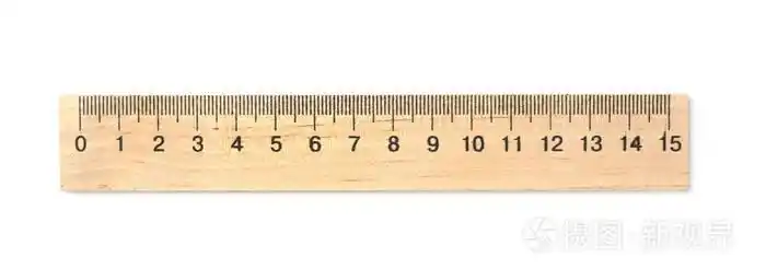 白色背景的木制尺子.学校文具照片-正版商用图片086vs7-摄图新视界