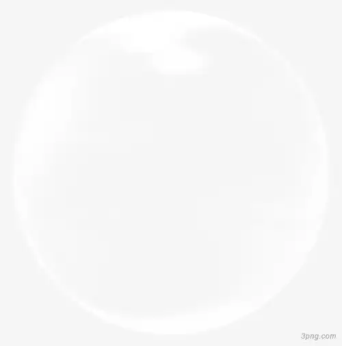 白色透明气泡png素材透明免抠图片装饰效果