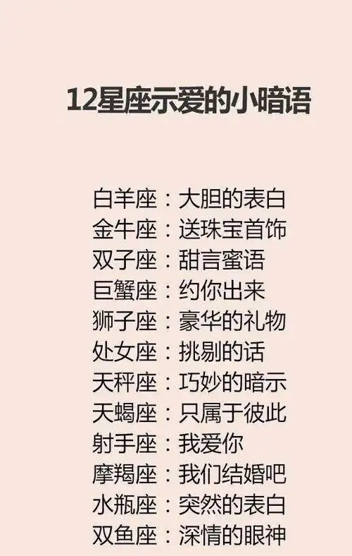 不易破解的表白的暗号 表白的隐藏暗语