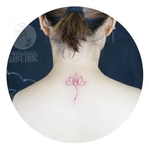 莲花纹身图案多款漂亮形态各异的莲花纹身图案