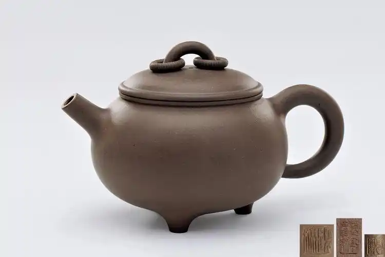 【当代 顾婷制双圈三足炉鼎壶】拍卖品_图片_价格_鉴赏_紫砂_雅昌艺术