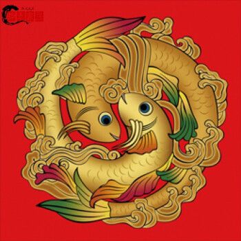 薰然周易易经创意双鱼太极图阴阳鱼玄关书房客厅旺宅