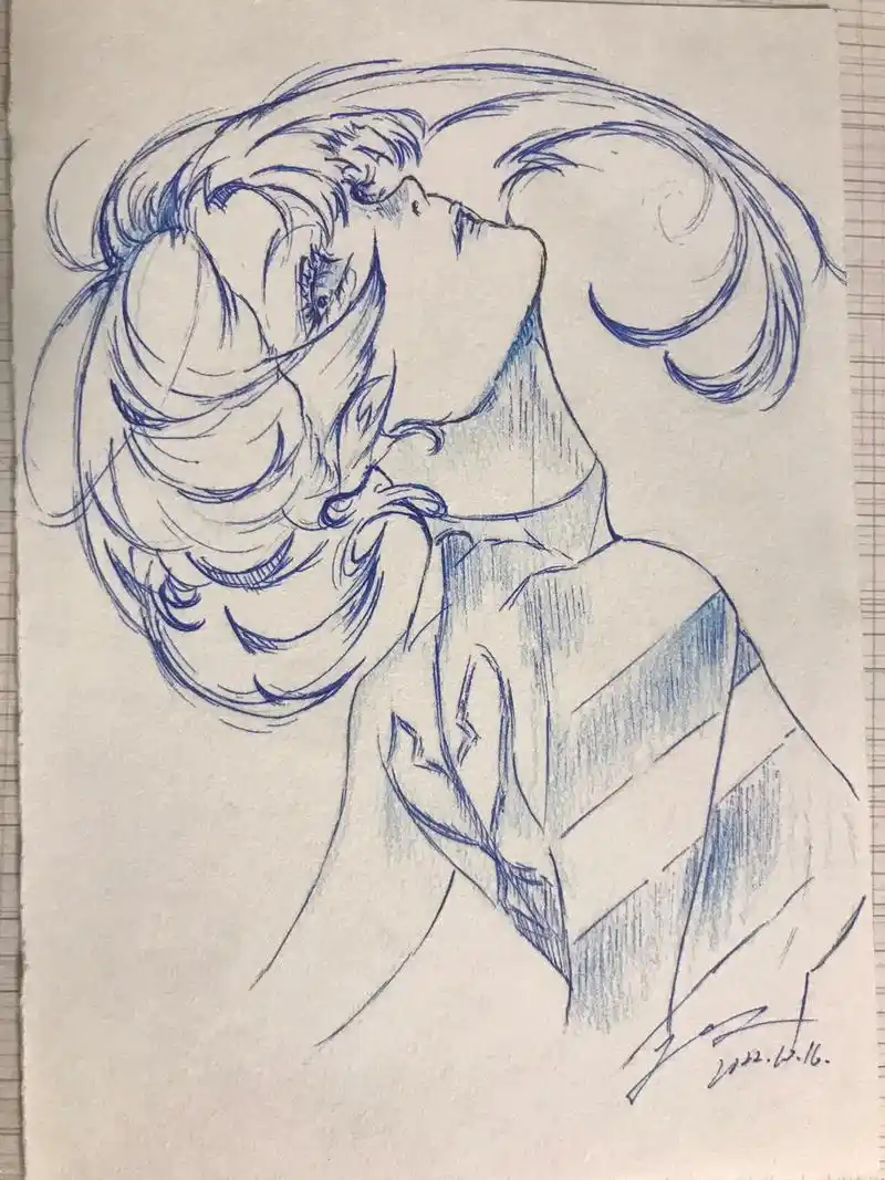 二次元 #动漫人物绘画 #末日三问 #电锯人 - 抖音