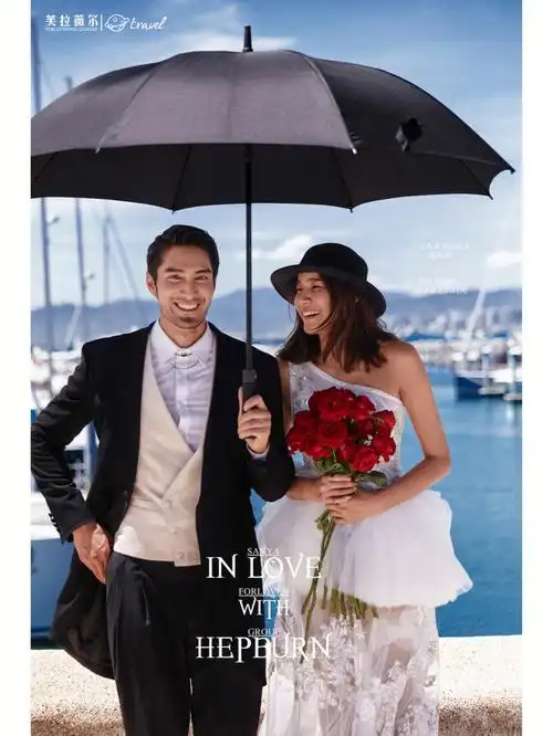 莎莎看大叔的眼神爱了爱了78三亚婚纱照