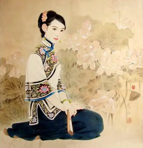 【引用】名家画笔下的《赏荷图》【国画】