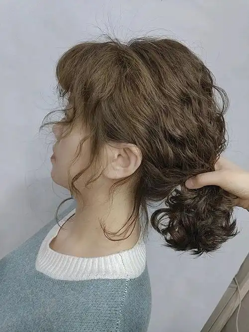 烫卷剪短扎起来,效果都不错|烫发|短发|卷发|刘海|脸型_网易订阅