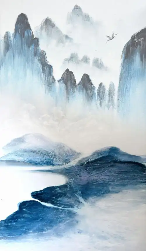 禅意水墨山水画下载高清禅意山水国画欣赏