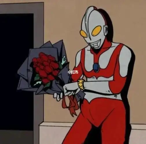 奥特曼与小怪兽情侣头像