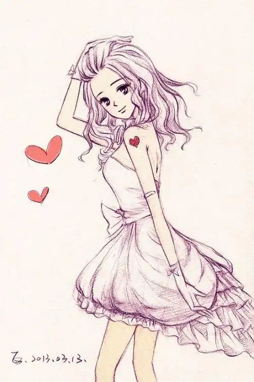 动漫 简笔画 卡通 漫画 手绘 头像 线稿 532800 竖版 竖屏