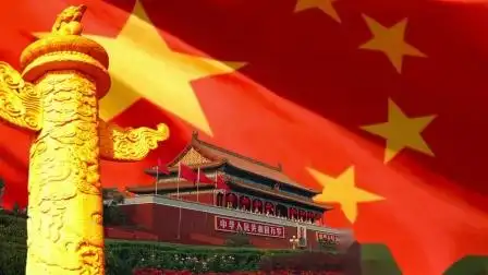 h00172_15推荐五星红旗国旗红歌十一国庆led大屏幕背景视频设计素材