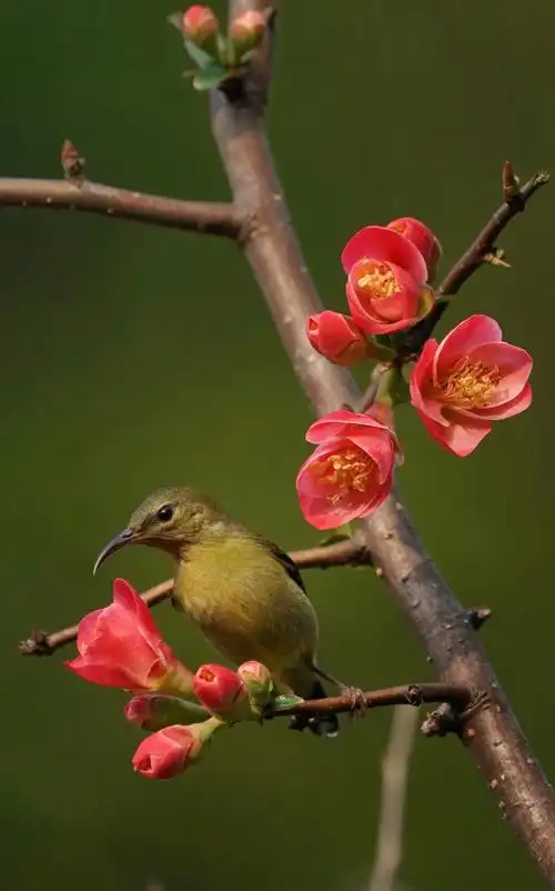 终于拍到心中想要的花鸟图了