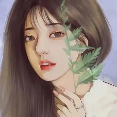 女生头像清新淡雅手绘一旦喜欢的女头请拿走