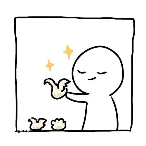 楼上楼下系列/情头/白色简笔画小人/萌系