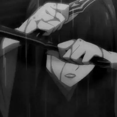 霸气丧女生二次元头像 冷酷忧伤漫画女头像