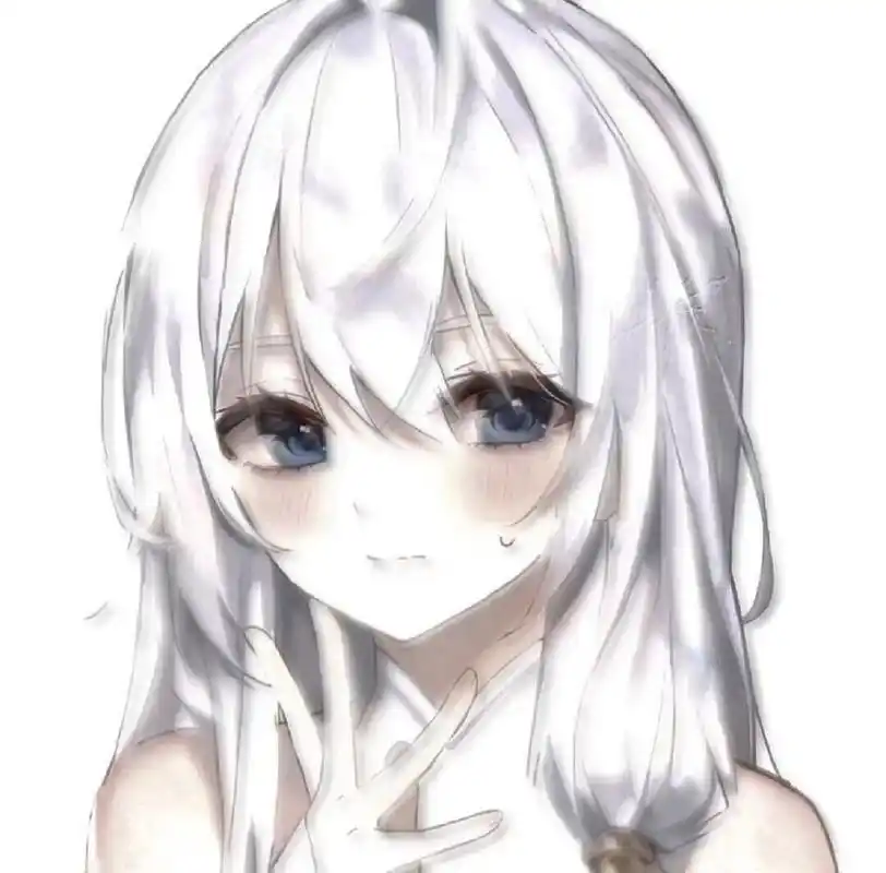 黑白灰女生动漫头像 ┏━━━━━┓ 77 370106 ∣0001