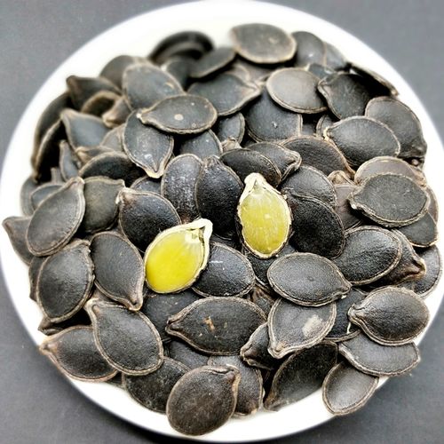 开口黑南瓜子椒盐原味黑金刚生南瓜子500g一袋熟瓜籽零食特产 生黑