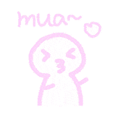 猛男专用,40个手绘版粉嫩的小仙女表情~_mua