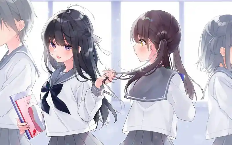 桌面壁纸 动漫 动漫人物 > 治愈系动漫萌妹壁纸壁纸分辨率:(1920x1200