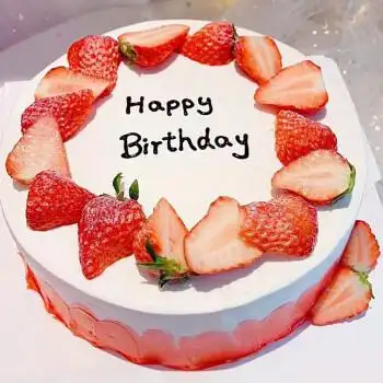 臻鸣新鲜草莓蛋糕网红水果生日蛋糕同城配送新鲜现做定制创意送男孩