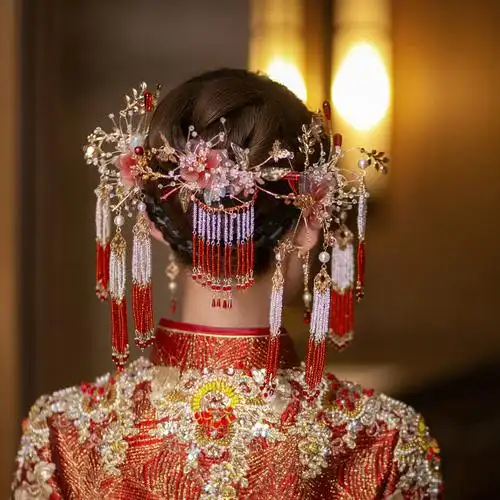 秀禾古典新娘中式新款结婚汉服古装古风唯美发饰