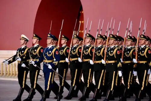 2018年1月1日天安门广场升国旗仪式,全新亮相的中国人民解放军仪仗队!