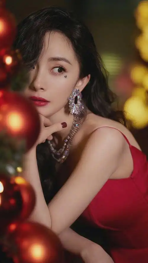 杨幂港风长裙美艳高清手机壁纸