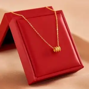老凤祥黄金足金999小蛮腰项链女18k金锁骨链情人节礼物送女朋友