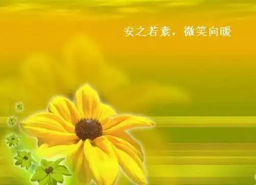 微笑向暖安之若素黑板报 黑板报图片大全