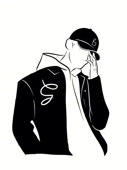 白敬亭简笔画20