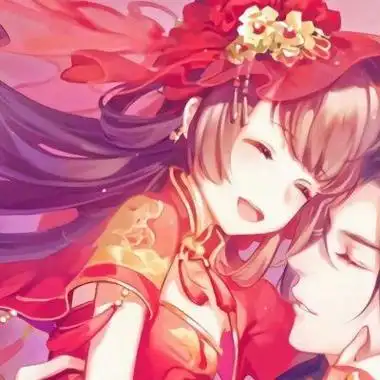 红色的动漫情头情侣红色系情侣头像个性