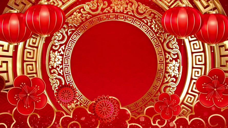 中国风红色喜庆灯笼祥云相声戏曲背景