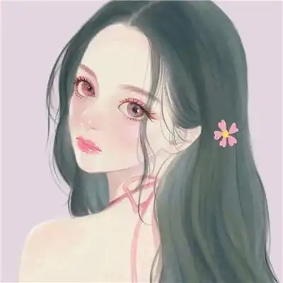 简约干净的手绘头像女生图片大全