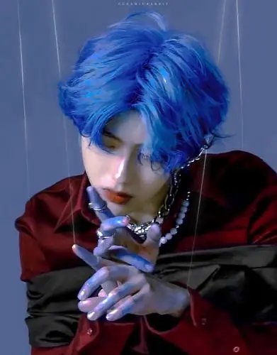 蓝头发的蔡徐坤你爱了吗～是和蔡文姬一样的蔡吗