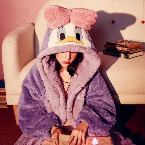 可爱开衫情侣睡衣